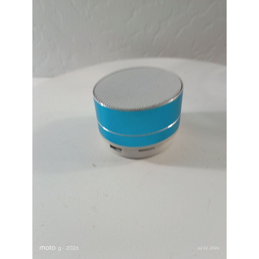 Mini Portable Bluetooth Speaker Small Wireless Travel Pocket Speaker Blue Techup